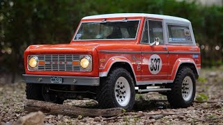 1/10 TAMIYA CC-01 / FORD BRONCO / Dynamic driving.