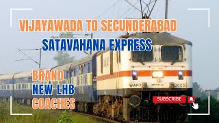 Brand new LHB coaches for Satavahana express from Vijayawada to Secunderabad