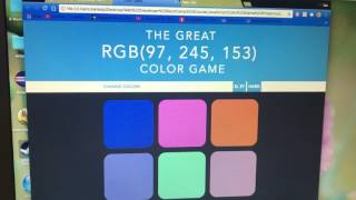 RGB Color Game using HTML,CSS and Javascript
