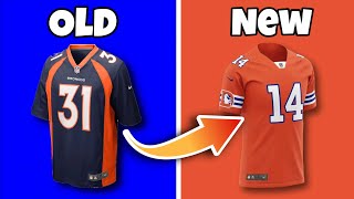 Denver Broncos Changing Uniforms