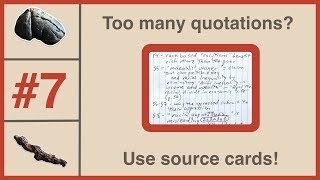 7. Why I handwrite notes on source cards (a.k.a. literature notes)