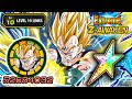 100% EZA TEQ TRANSFORMING MAJIN VEGETA LEVEL 10 LINKS SHOWCASE!!!!! Dragon Ball Z Dokkan Battle