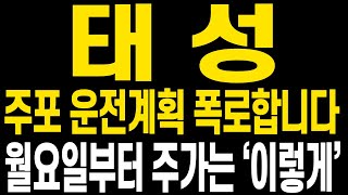 [태성 주가전망] 다사다난했던 이번주도 마무리 됩니다 앞으로 주가전망 꼭 확인하시고 남은 2월 함께 더 큰 수익향해 나아갑시다(핵심만 편집)