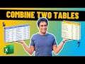 How to connect two tables in Excel - With Example Workbook