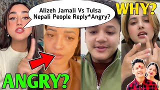 Alizeh Jamali Vs Tulsa Collection \u0026 Aayush Singh Controversy🤬Nepali People Angry Reply Alizeh,Aayush