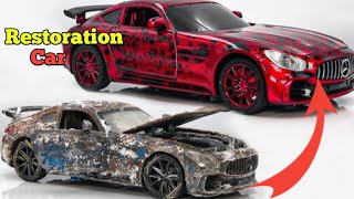 Destroyed MERCEDES Benz Amg GT- Incredible Restoration