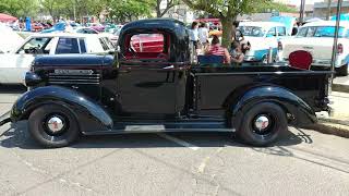 1937 BLACK GMC GENERAL MOTORS PICKUP TRUCK