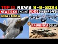 Indian Defence Updates : India Korea Engine,AC-130 Gunship Offer,Arjun MK1A Delay,Akash-NG To Brazil