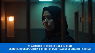 🔍 Arresto di Cecilia Sala in Iran: Lezione di Geopolitica e Diritto: mai fidarsi di una dittatura!