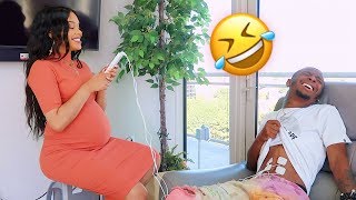 BOYFRIEND EXPERIENCES THE PAIN OF GIVING BIRTH!!
