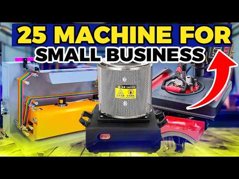 BUSINESS MACHINES YOU CAN BUY ONLINE TO MAKE MONEY! 25 SMALL MACHINES FOR HOME BUSINESS