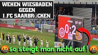 Wehen Wiesbaden vs 1. FC Saarbrücken I Stadionvlog I 0:2 I #wiesbaden #saarbrücken #highlights #tore