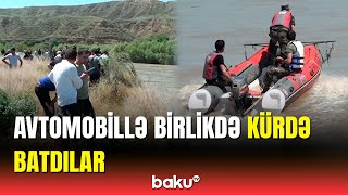 Tovuzda dəhşətli hadisə | Avtomobil Kürə aşdı