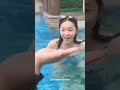 JINJOO SWIMMING POOL💓#hangoutwithyoo #jinjoo #parkjinjoo #mbc뉴스 #mbc #JUJUSECRET #hangoutwithyoo