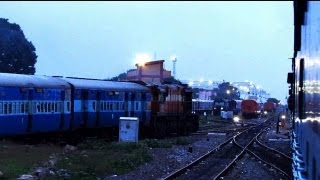 WDM3D and WDP4 depart simultaneously from Hubli