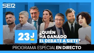 RUTA 23-J | Especial: ¿Quién ha ganado el debate a siete de RTVE? | EL PAÍS