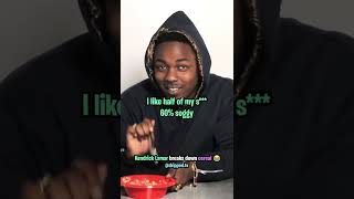 Kendrick Lamar Breaks Down Cereal 😂