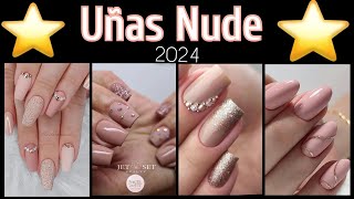 DISEÑOS DE UÑAS NUDE 2024/UÑAS NUDE 2024 #nails #diseñosdeuñas #uñasdemoda #tendenciaenuñas