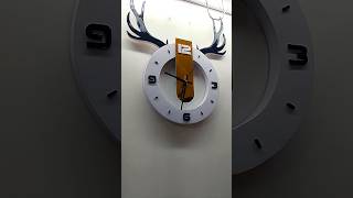 3D wall clock🕤_made by thermocol #shorts