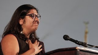 Saumya Joshi 14F Delivers the Student Address at Hampshire's 2018 Commencement