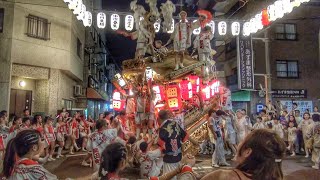 2024.7.23 平野区 加美 細田町 だんじり 遊び·まいまい など 菅原神社 夏祭り