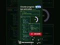 Circular progress bar animation using #html #css #shorts #short #javascript #csstricks #cssanimation