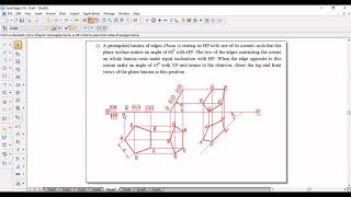 ENGINEERING GRAPHICS PROBLEM (PENTAGON WITH INCLINATION) SOLVED USING SOLID EDGE V19 SOFTWARE