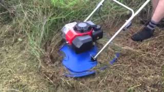 Phoenix hover mower cutting long grass