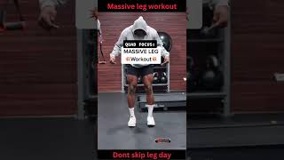 How to get Massive Legs Try These Workouts #shorts