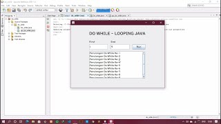 GUI Do While Looping Tutorial in Netbeans | Ms Tech