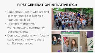 First Generation Students at HWS