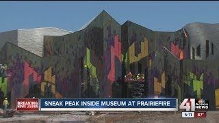 Amy Hawley gets sneak peek at Museum at Prairiefire