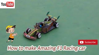 Amazing F1 Racing Car(Ferrari How to make ) - Cardboard DIY