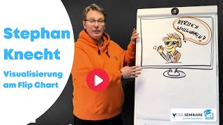 Visualisierung am Flip Chart mit Stephan Knecht