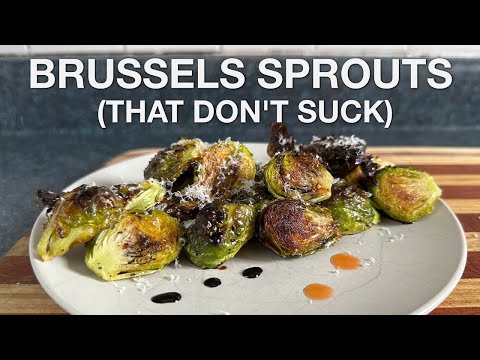 Balsamic Roasted Brussels Sprouts with Bacon Recipe