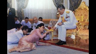 สมเด็จพระเจ้าอยู่หัวทรงประกอบพระราชพิธีราชาภิเษกสมรส สถาปนาสมเด็จพระราชินี