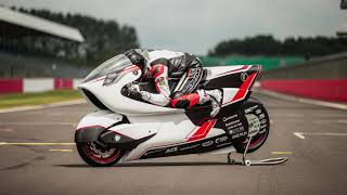 White Motorcycle Concepts WMC250EV Land Speed Bike Slideshow