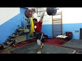 210 kg barbell complex power clean 5 jerks weightlifting igor lukanin 105 kg