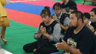 เที่ยงตรงบันทึกสีแสง.งานสวดอภิธรรมคุณสุเทพ​ สร้อยเกลียว​ วัดโพธิ์ตะควร​ บางปลาม้า.คืนที่​ 1.