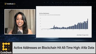 Active Addresses on Blockchain Hit All-Time High: A16z Data