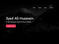 Build a responsive portfolio website using HTML, CSS and JavaScript | Part 4