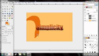 Glossy Text + Shadow-Gimp Tutorial