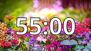 55 Minutes Timer with Music | Spring Timer