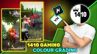 1410 GAMING Colour Grading Tutorial in VN And NodeVideo Editing || Instagram Viral Reels Editing