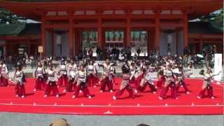 桜道里　～京都さくらよさこい2012(平安神宮応天門前)