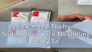 Review YOLO Theftproof Sliding Door Lock No Drilling Baby Safety Protection Child Safety Lock Mult-