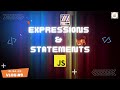 Master JavaScript Expressions and Statements in Minutes #javascript  #tutorial #learn #coding #2023