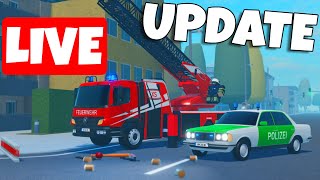 NEUES NOTRUF HAMBURG UPDATE ist DA! Mit DREHLEITER und OLDTIMER LIVE| ROBLOX