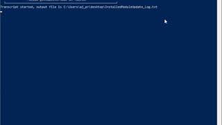 Updating your PowerShell Module using Get-InstalledModuleUpdate script