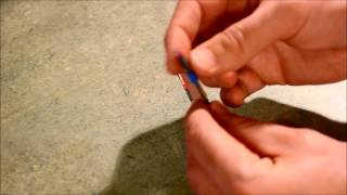 Preppers Toolbox: Making a Pull Ring Fuse from a Book of Matches